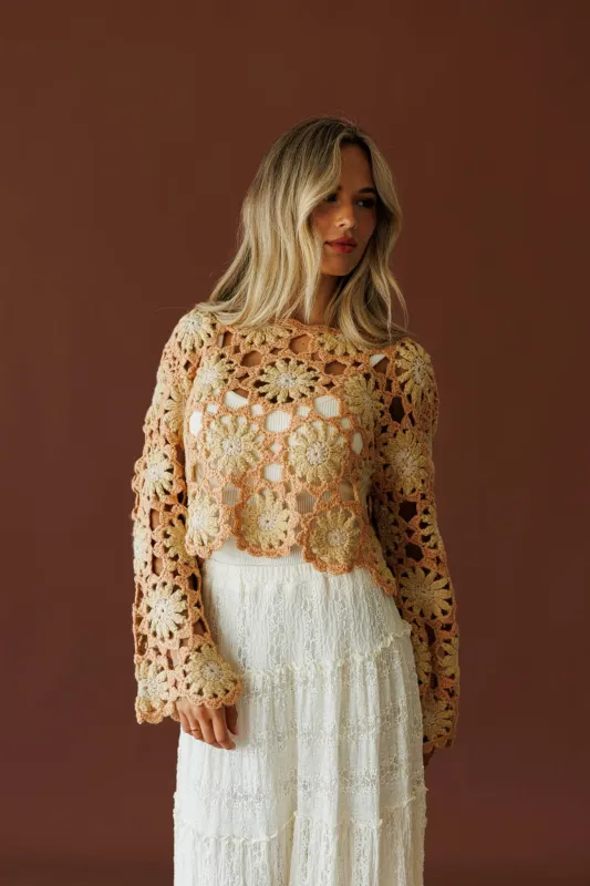 Meadowloom Crochet Top made by Storia
