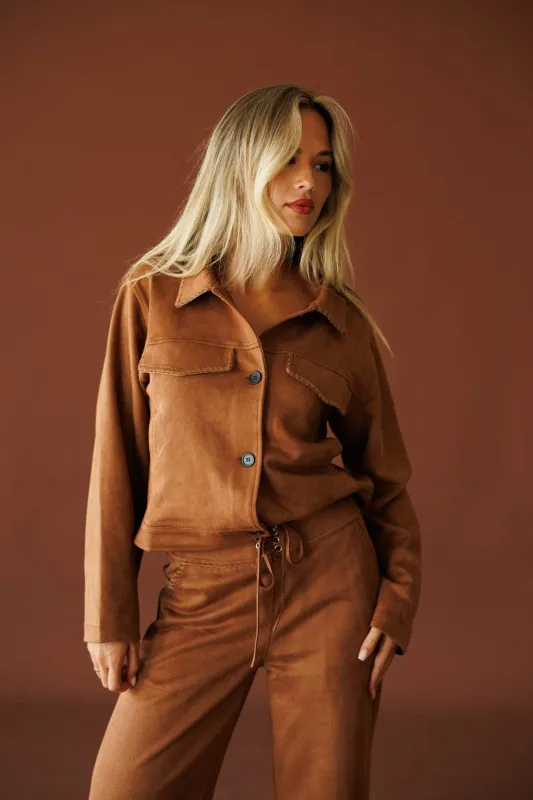 Modern Cowgirl Suede Jacket made by Le Lis