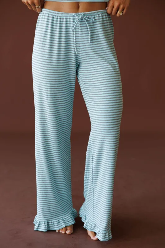 Sweet On Blue Lounge Pants made by Pretty Garbage