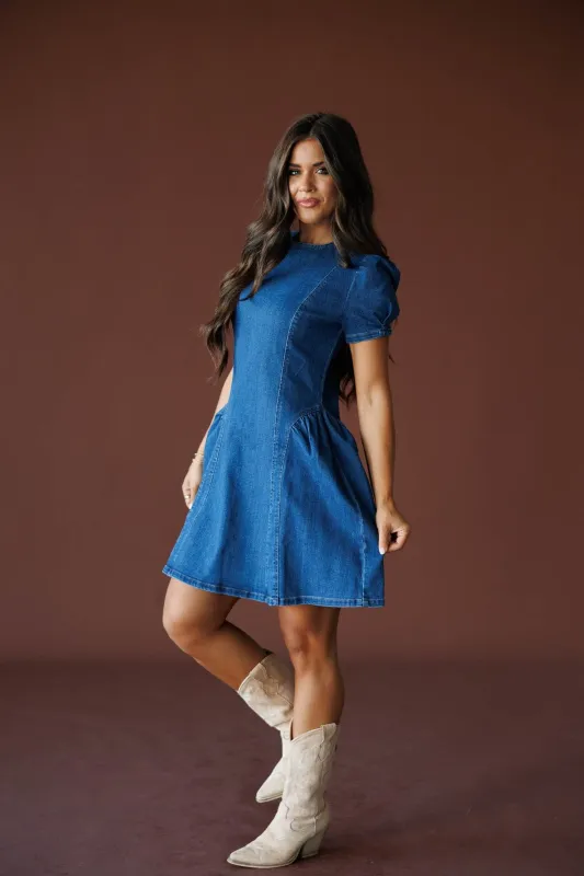 Good Genes Denim Dress made by Sunday Edition
