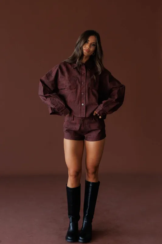Pretty Reckless Suede Jacket made by emory park