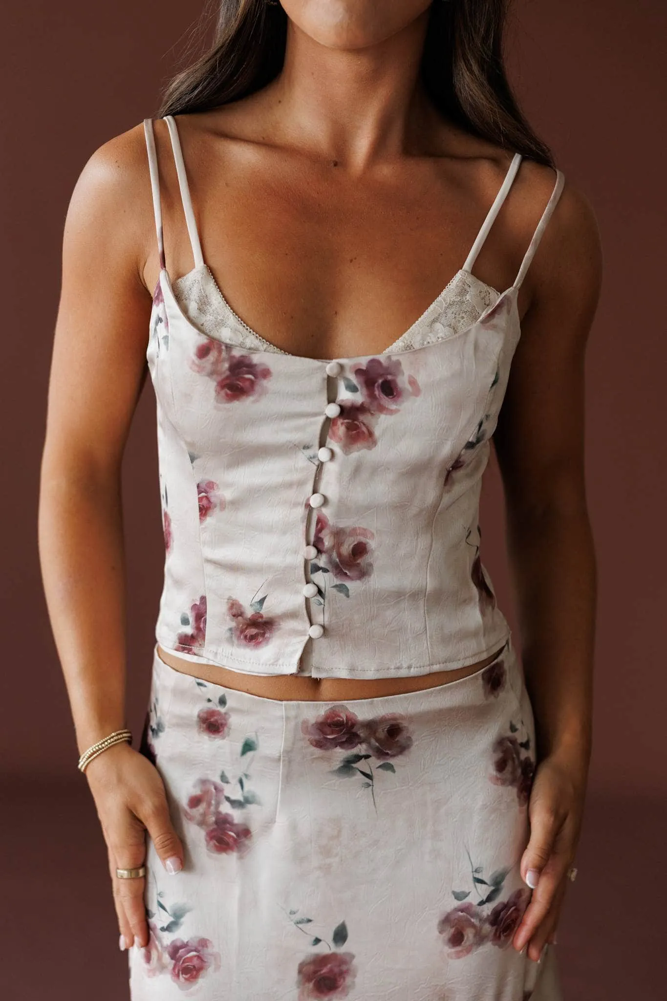 Private Garden Satin Top sold by LANE 201 product image thumbnail 2