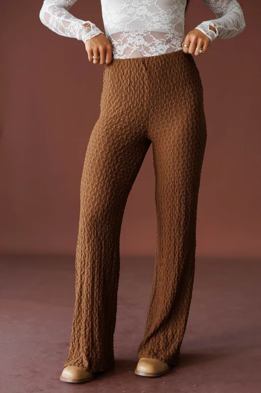 Textured Pull On Pants made by Dress Forum