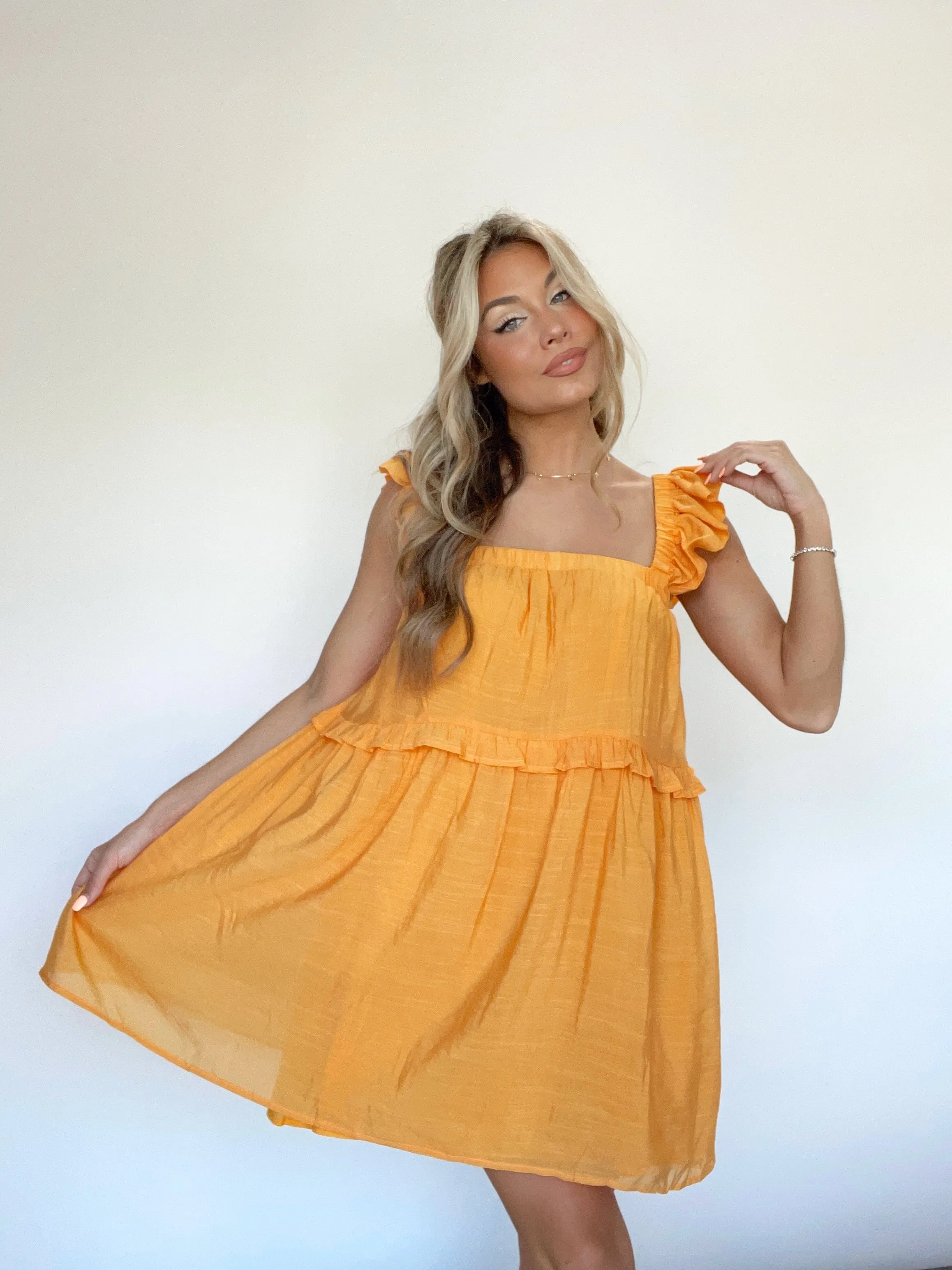 Orange You Happy Dress sold by LANE 201 product image thumbnail 4