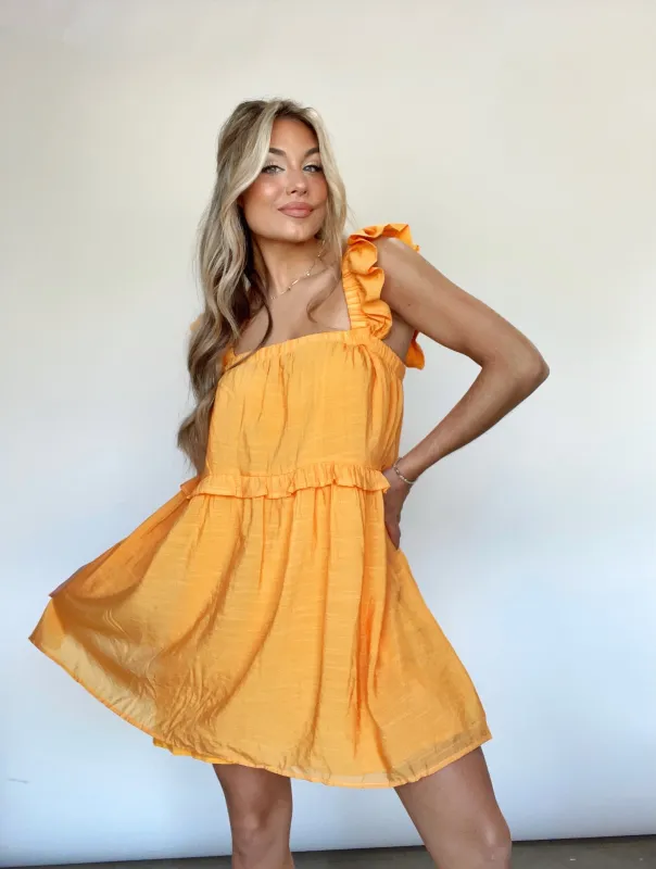 Orange You Happy Dress made by Blue Blush
