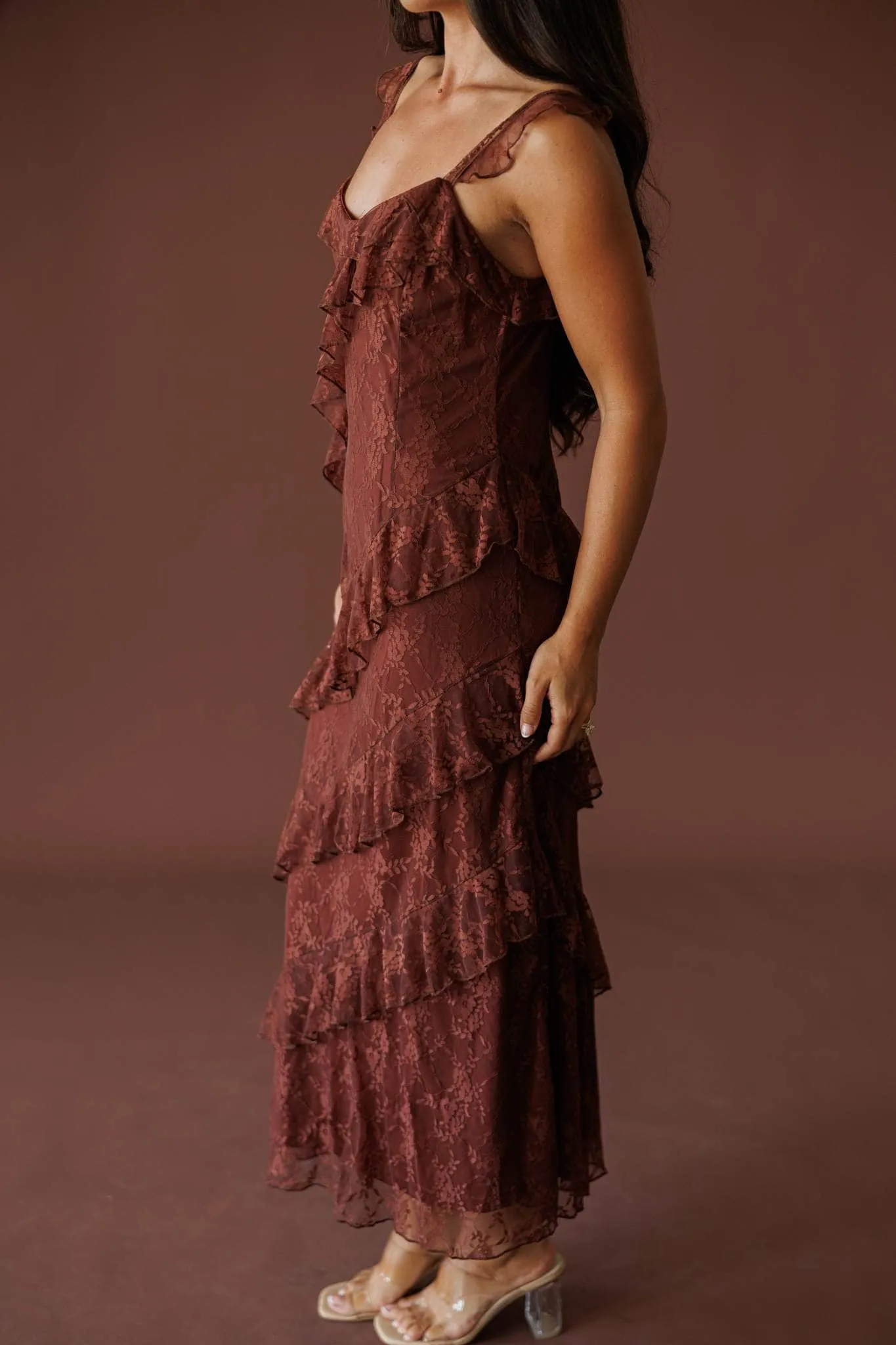 Slow Dance Lace Midi Dress sold by LANE 201 product image thumbnail 2