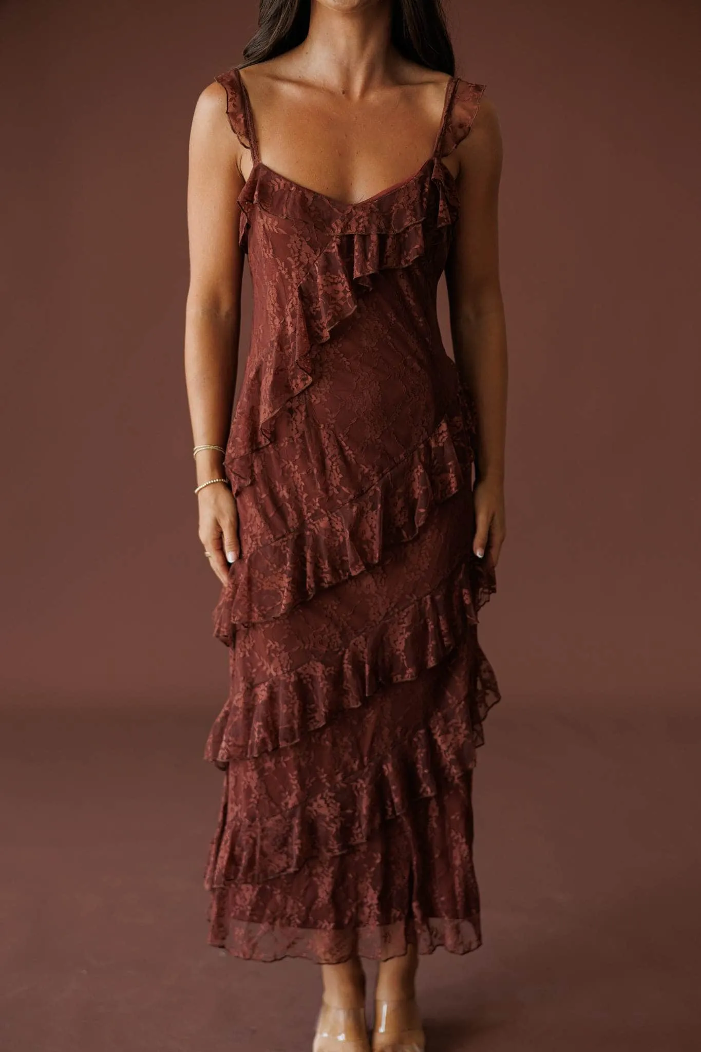 Slow Dance Lace Midi Dress sold by LANE 201 product image thumbnail 5