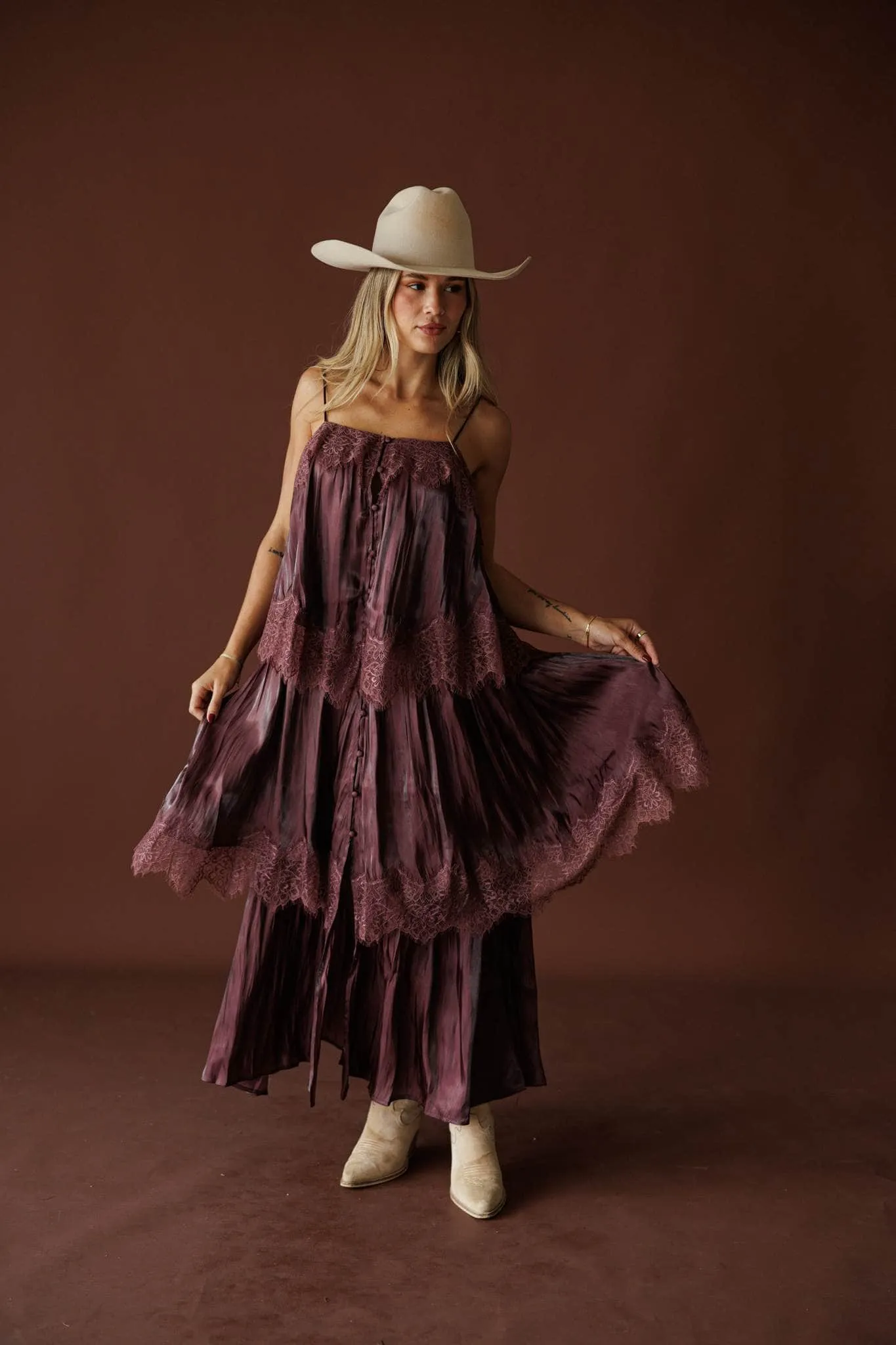 Where The Wildflowers Grow Maxi Dress sold by LANE 201