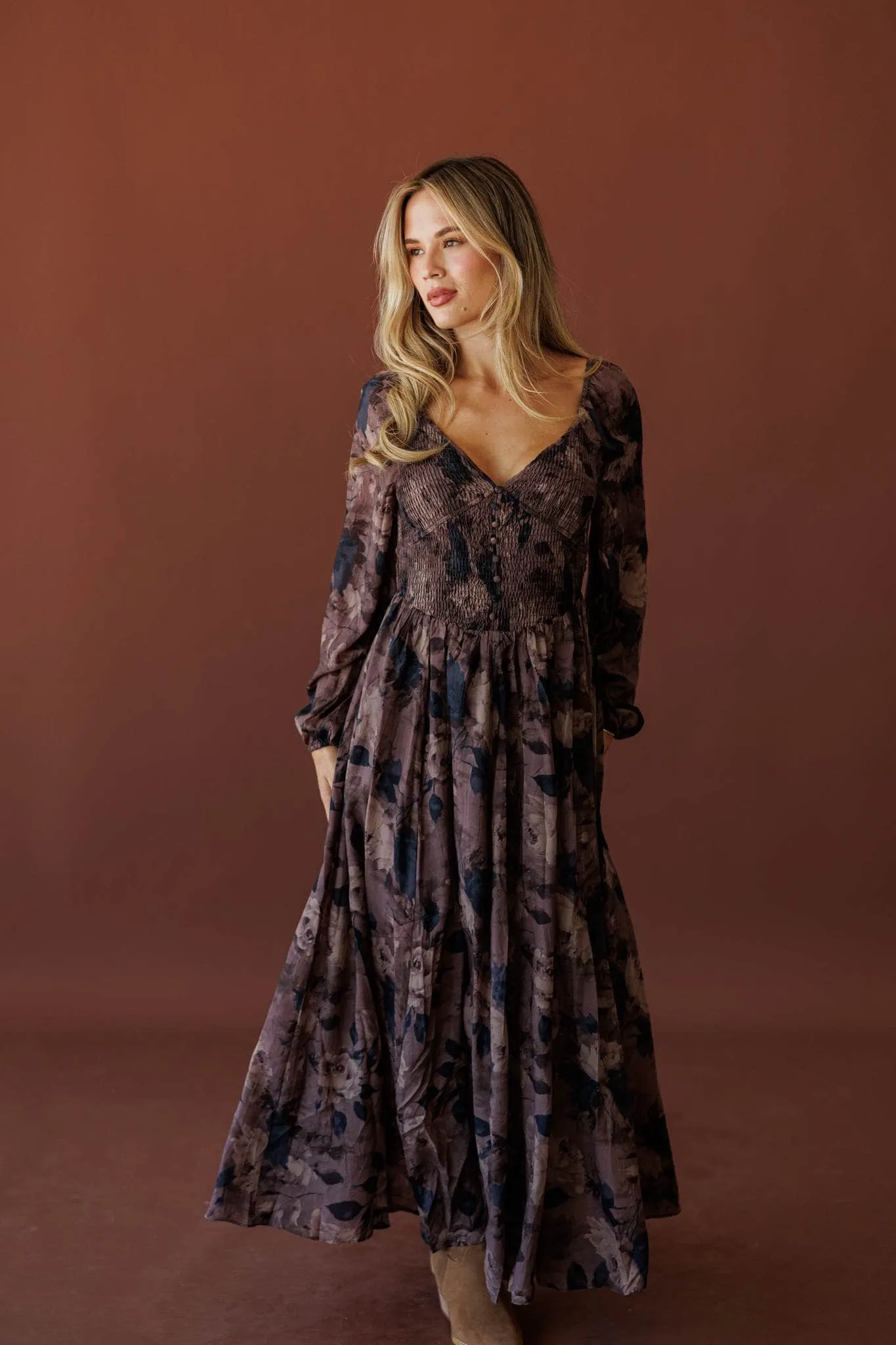 Wildwood Floral Maxi Dress sold by LANE 201 product image thumbnail 4