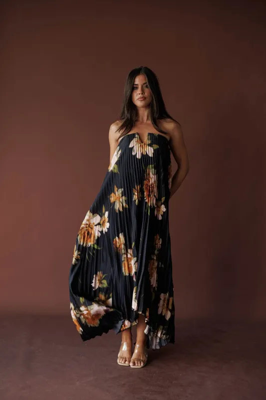 Nightfall Pleated Maxi Dress made by Dress Forum