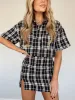 Checkered Cheer Skirt sold by LANE 201
