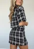 Checkered Cheer Skirt sold by LANE 201