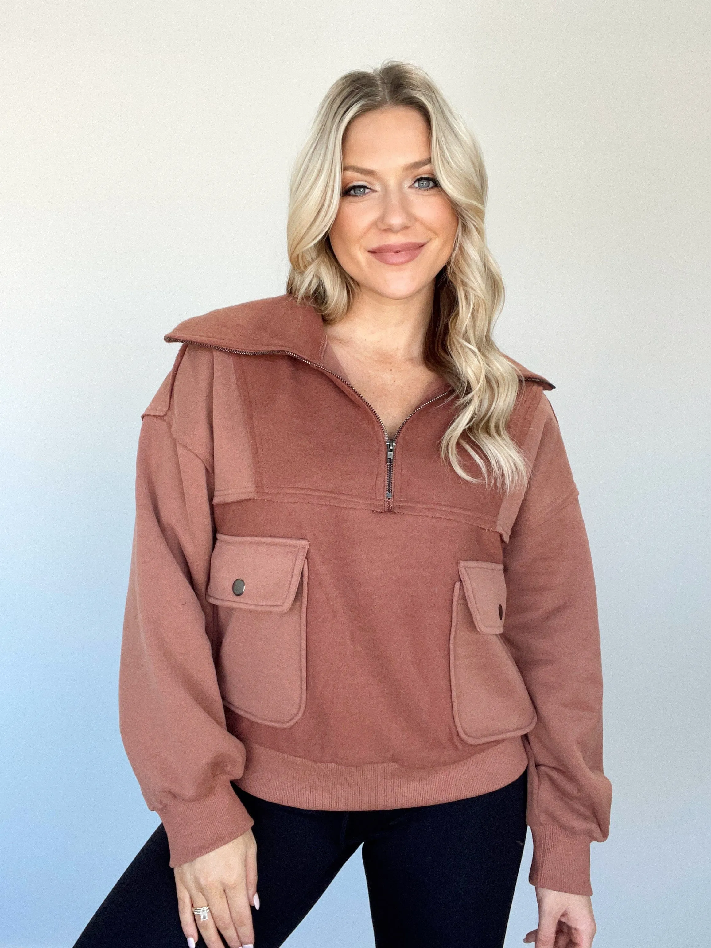 Zip And Zen Pullover sold by LANE 201 product image thumbnail 3
