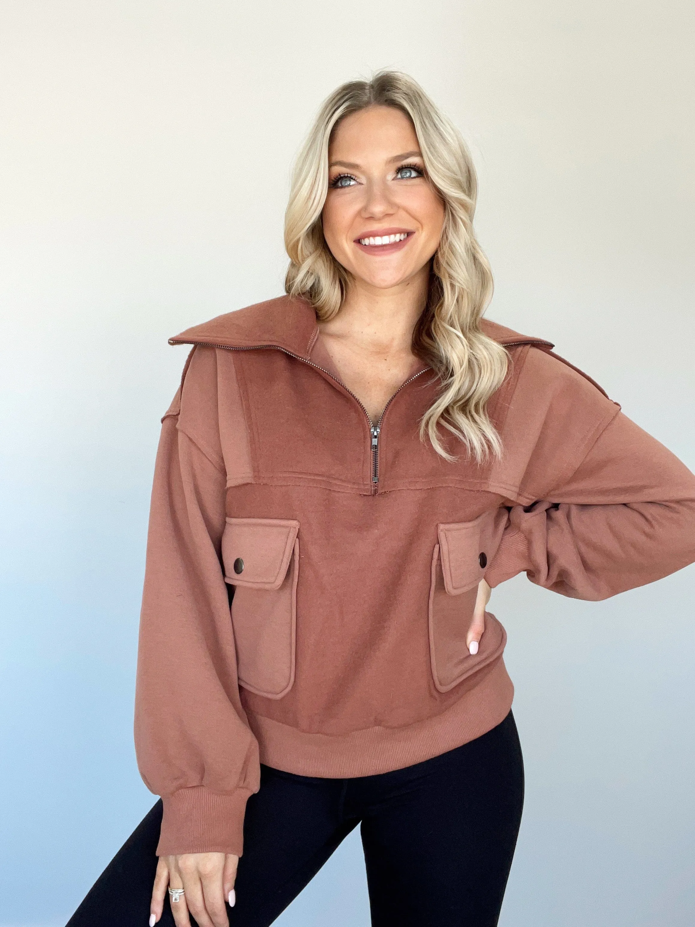 Zip And Zen Pullover sold by LANE 201