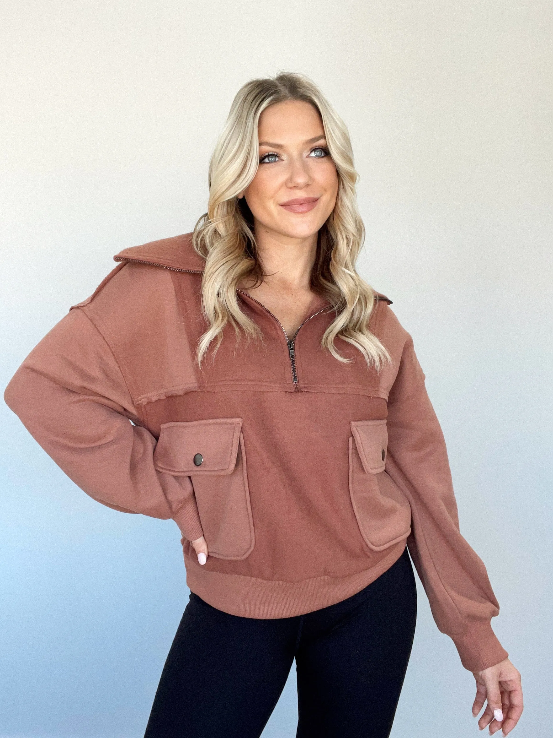 Zip And Zen Pullover sold by LANE 201 product image thumbnail 4