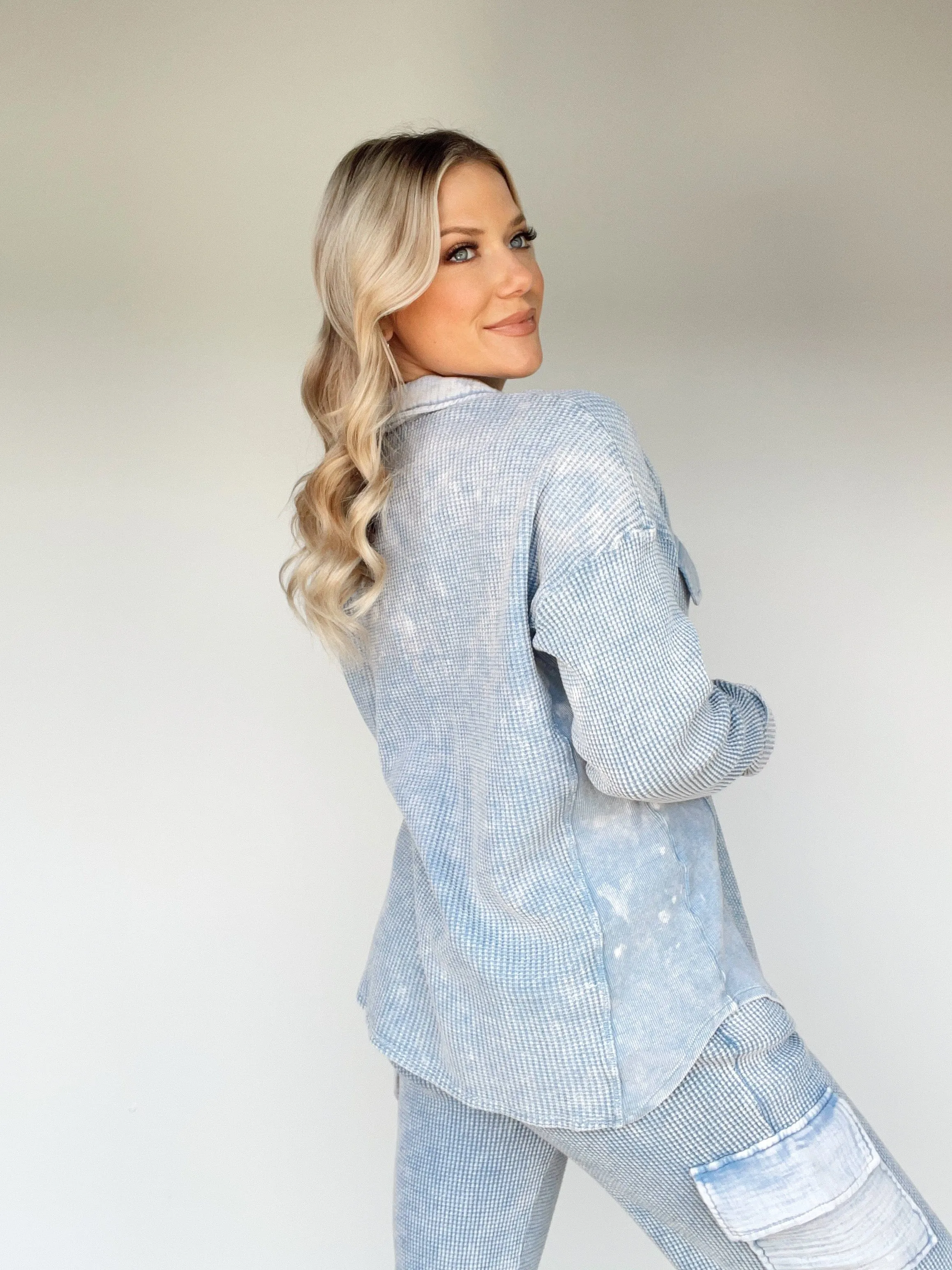 Stay Easy Button Up sold by LANE 201 product image thumbnail 2