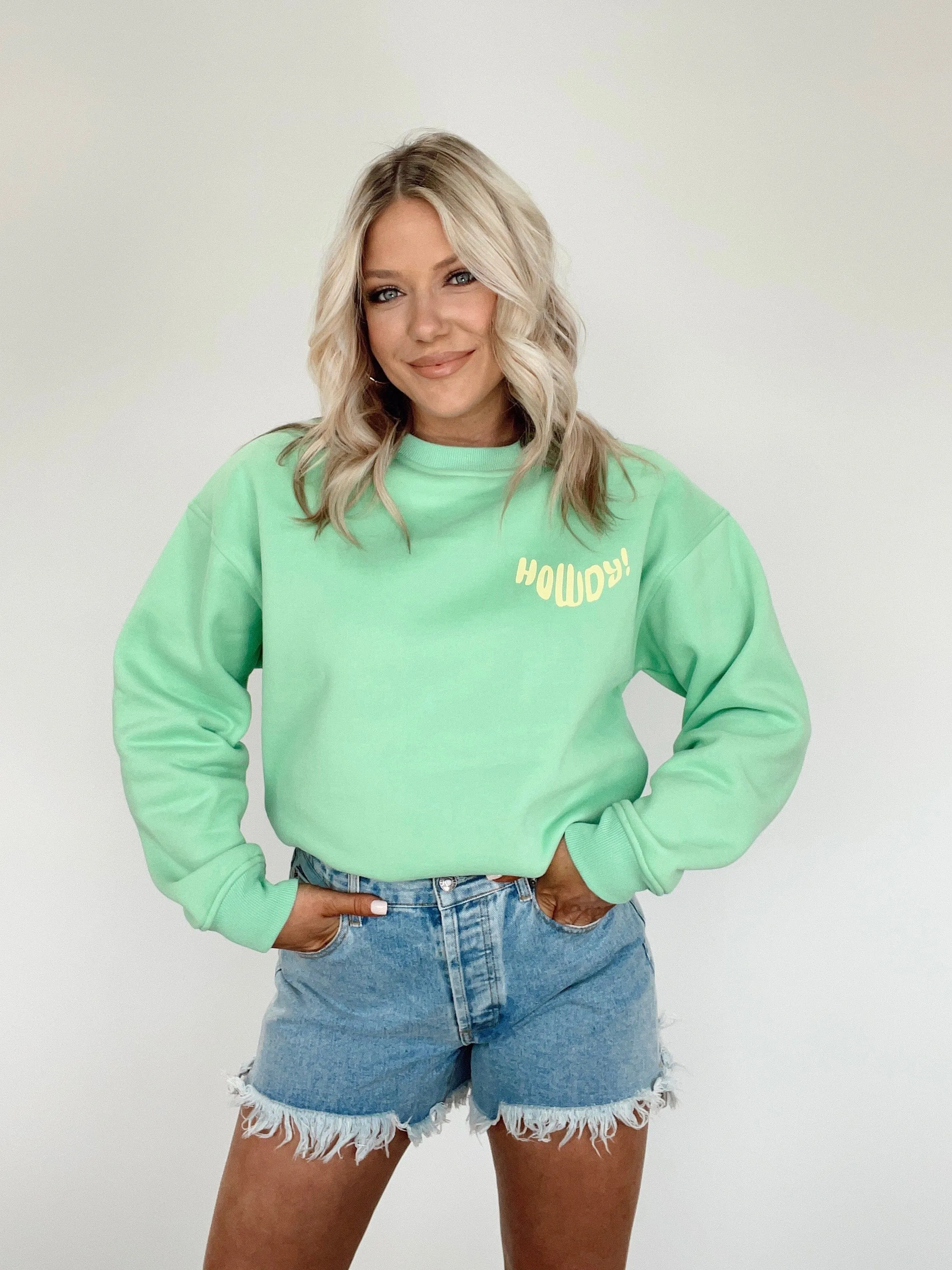 Howdy Graphic Sweatshirt sold by LANE 201 product image thumbnail 4