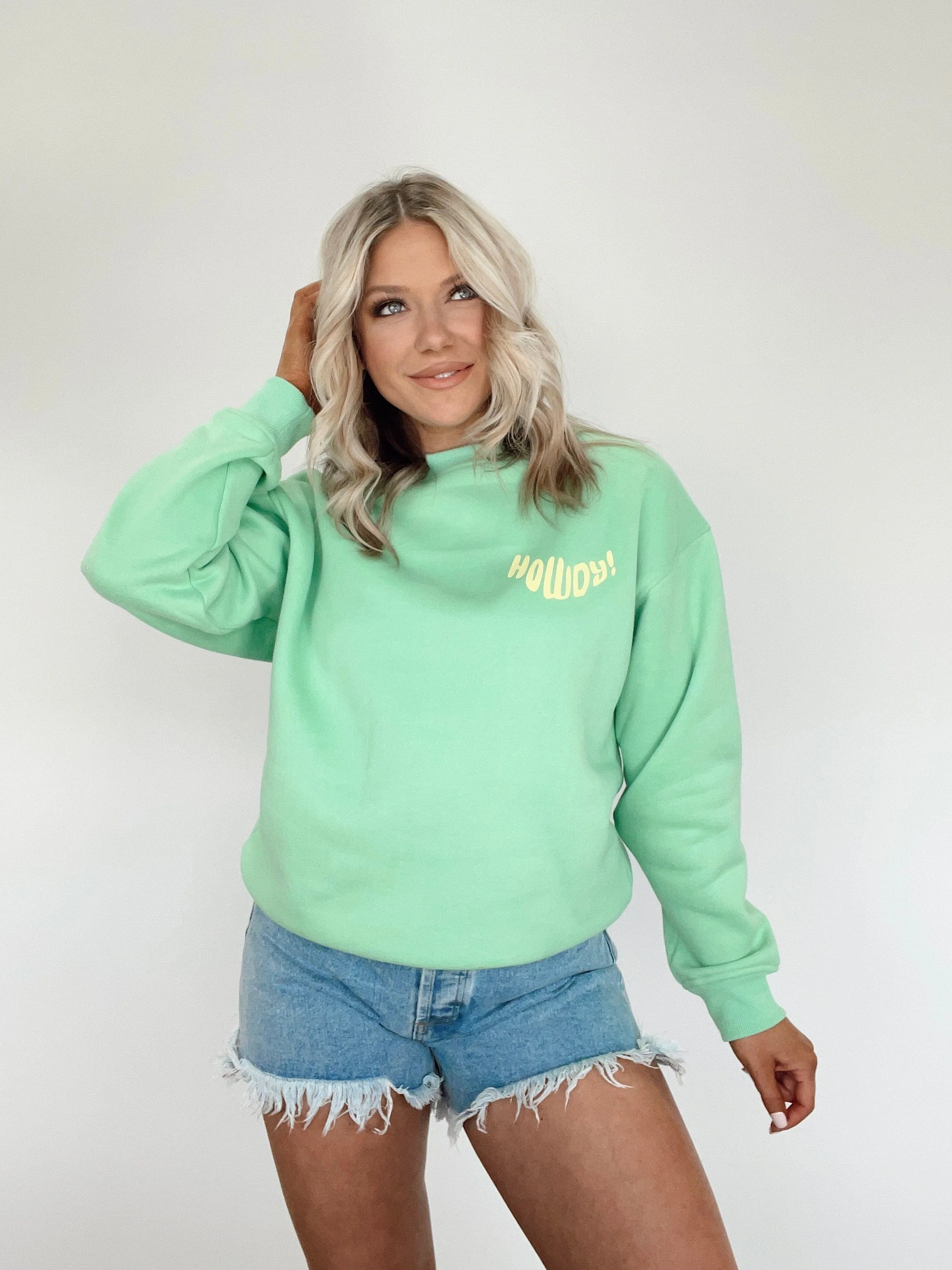 Howdy Graphic Sweatshirt sold by LANE 201 product image thumbnail 5