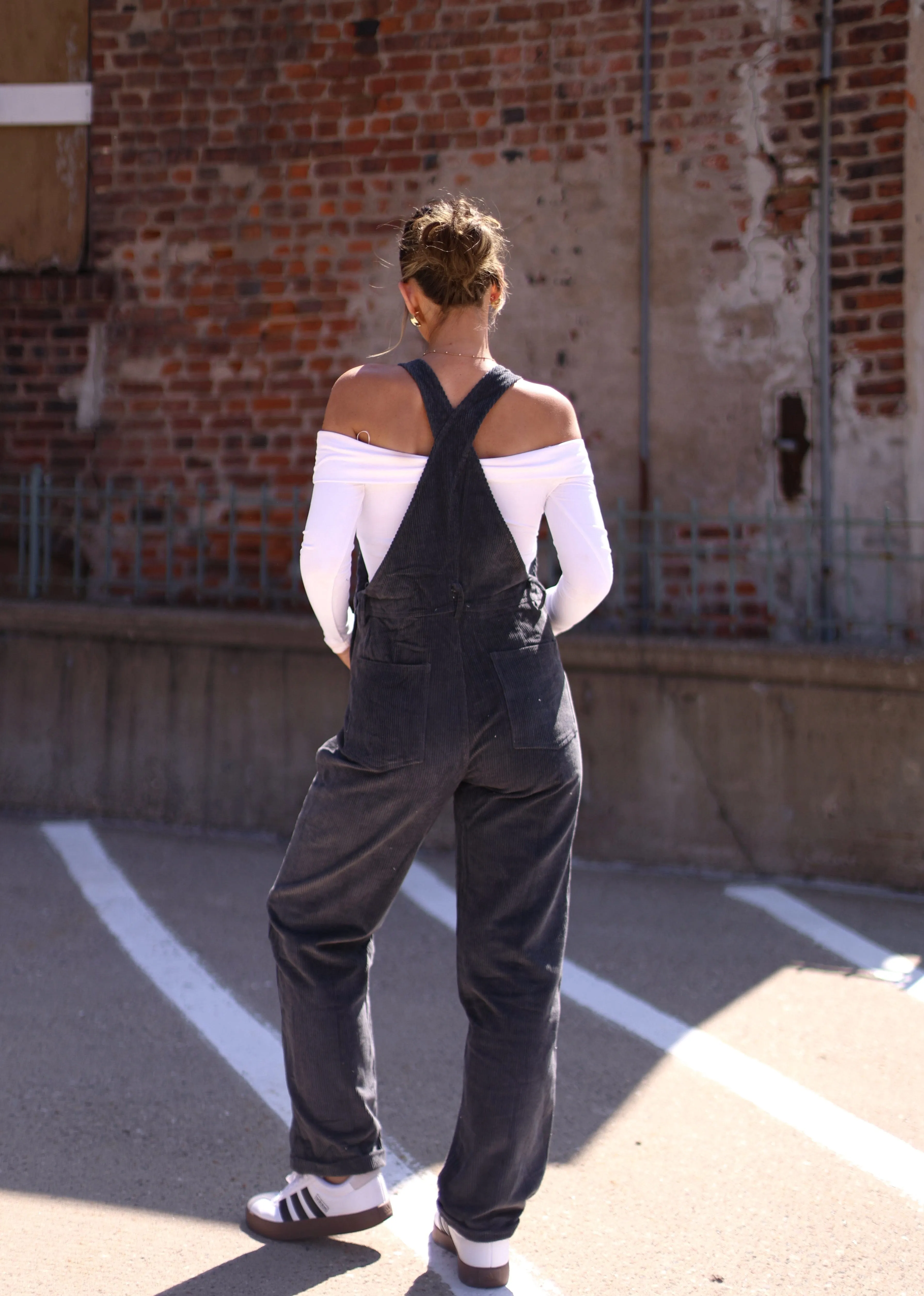 Carmen Corduroy Overalls sold by LANE 201 product image thumbnail 2