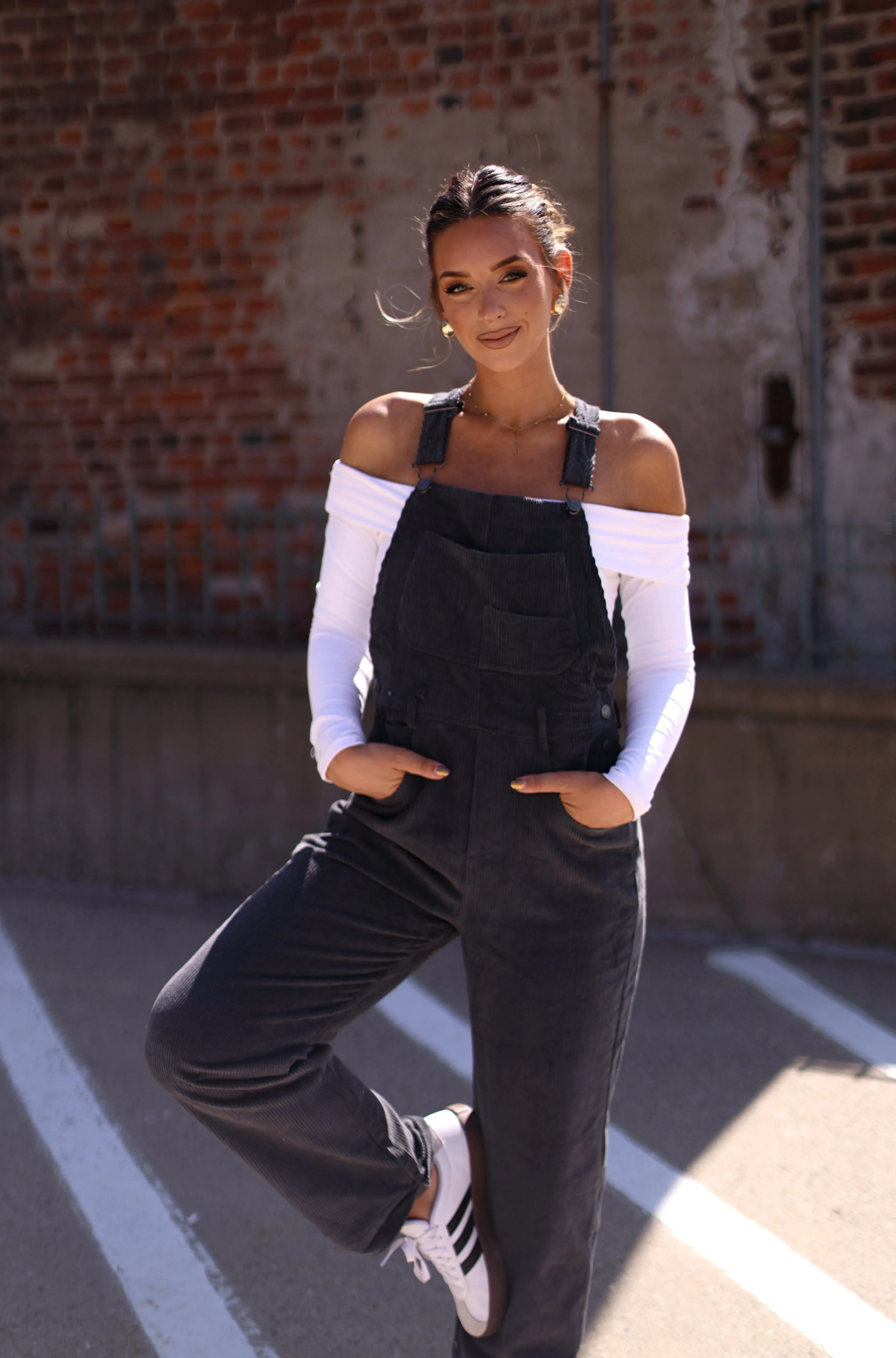 Carmen Corduroy Overalls sold by LANE 201 product image thumbnail 5
