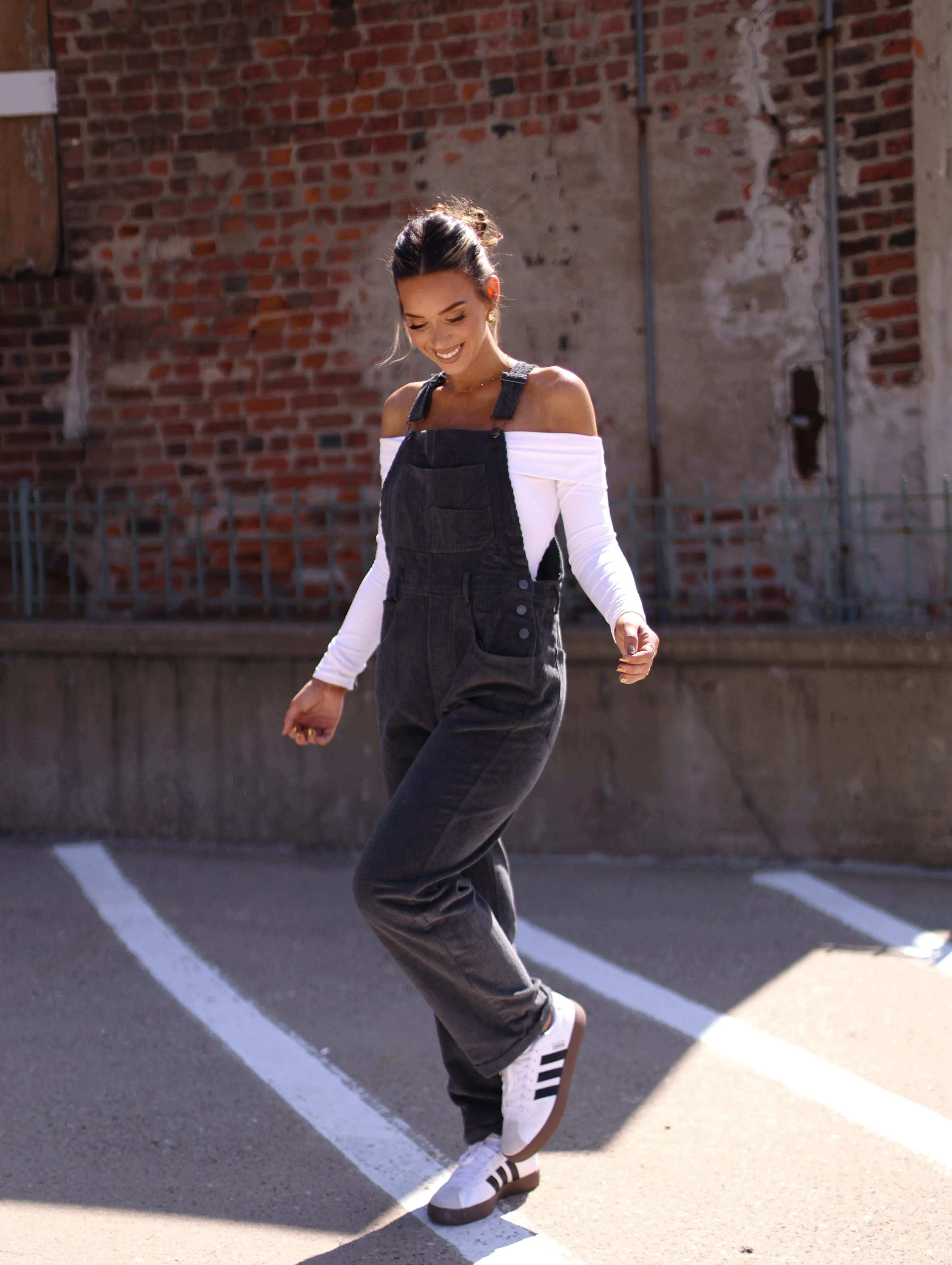 Carmen Corduroy Overalls sold by LANE 201 product image thumbnail 4