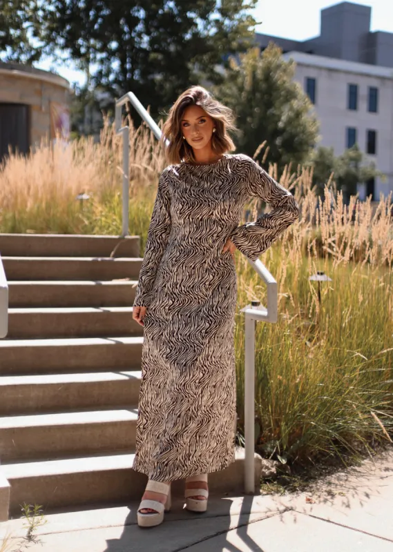 Daring Instincts Maxi Dress sold by LANE 201