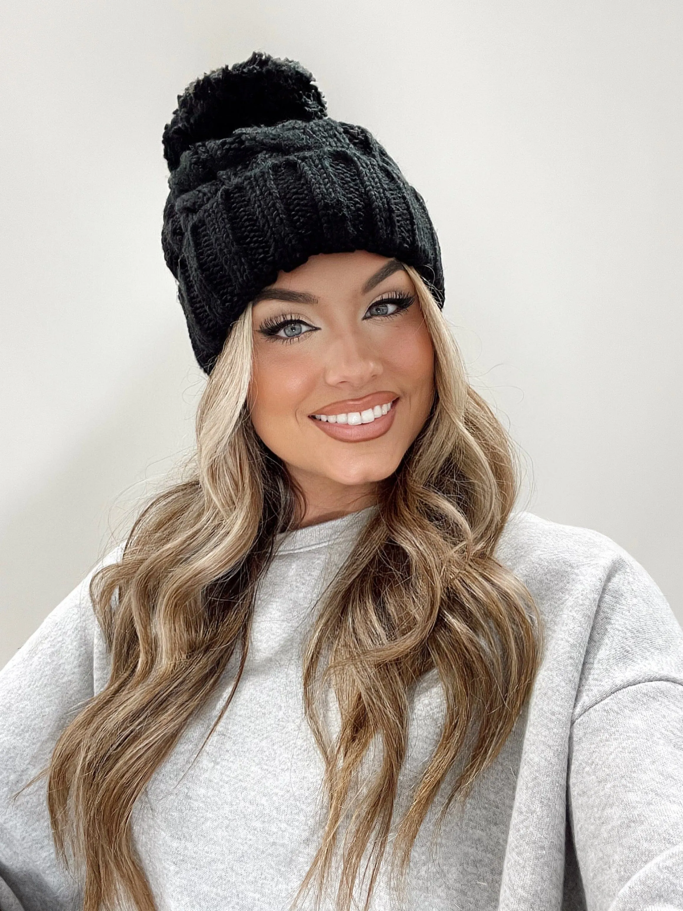 Black Ski Trip Beanie sold by LANE 201 product image thumbnail 3