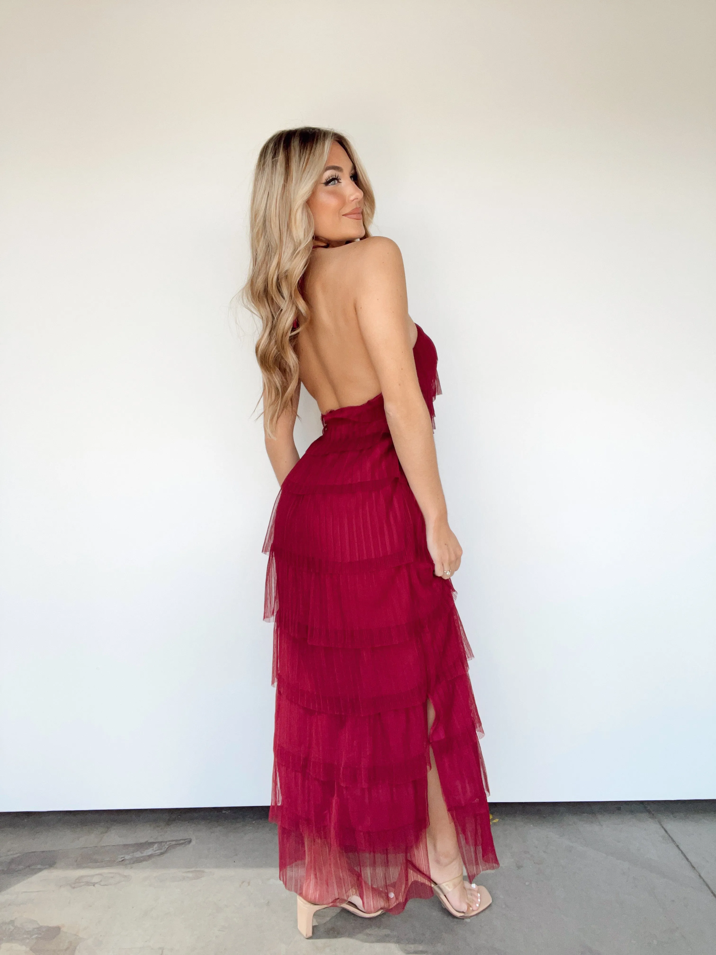 Merlot Melody Maxi Dress sold by LANE 201 product image thumbnail 2