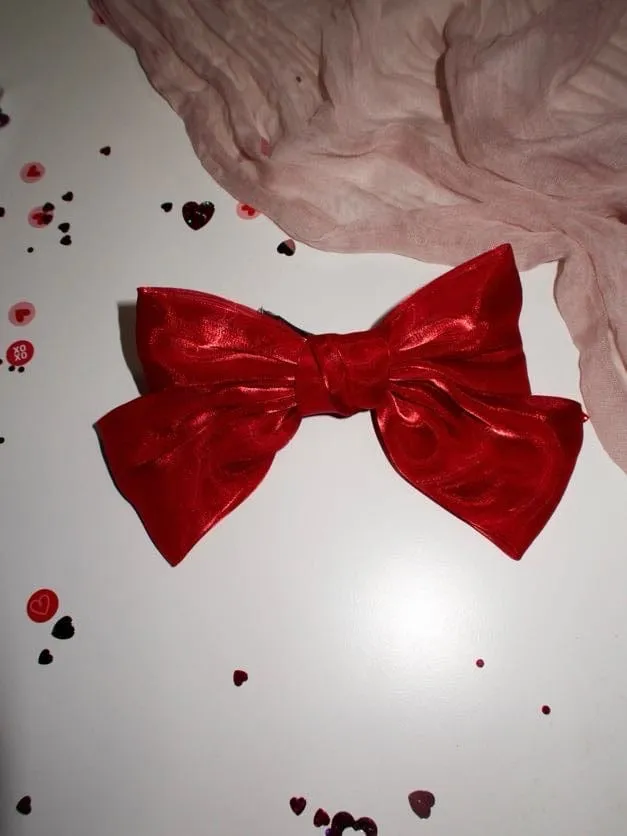 Satin Bow Hair Clips sold by LANE 201 product image thumbnail 2