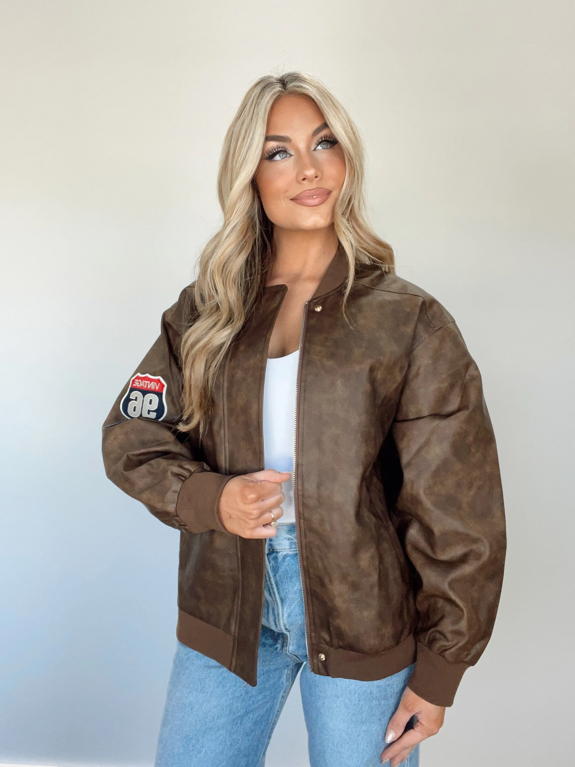 Aviator Edge Bomber Jacket sold by LANE 201 product image thumbnail 4
