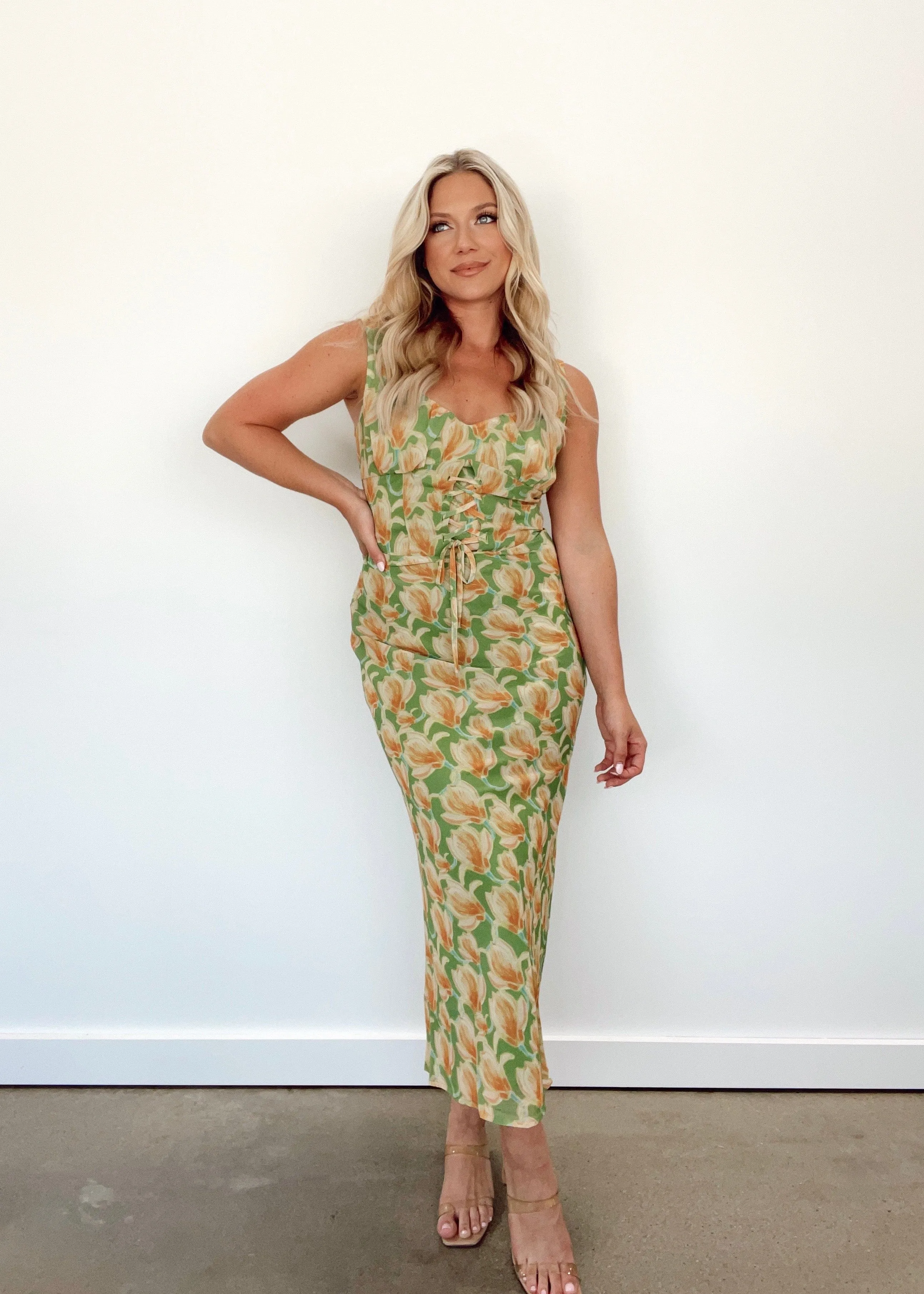 Full Bloom Maxi Dress sold by LANE 201 product image thumbnail 4