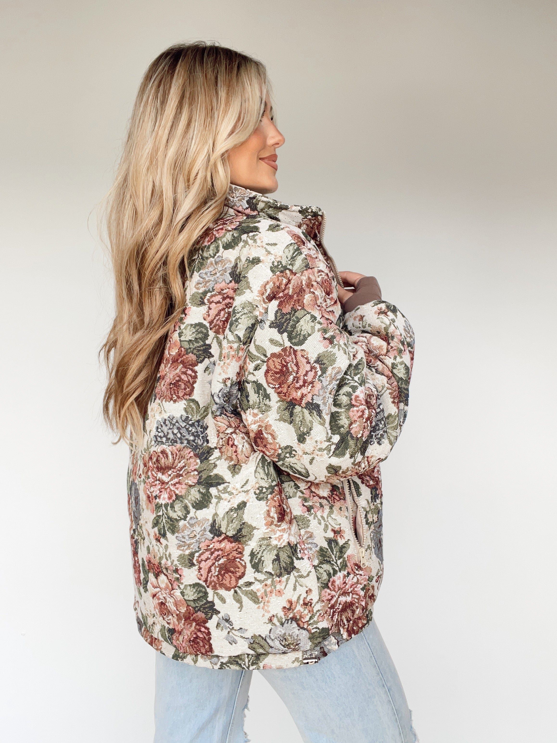 Vintage Vibes Puffer Jacket sold by LANE 201 product image thumbnail 2