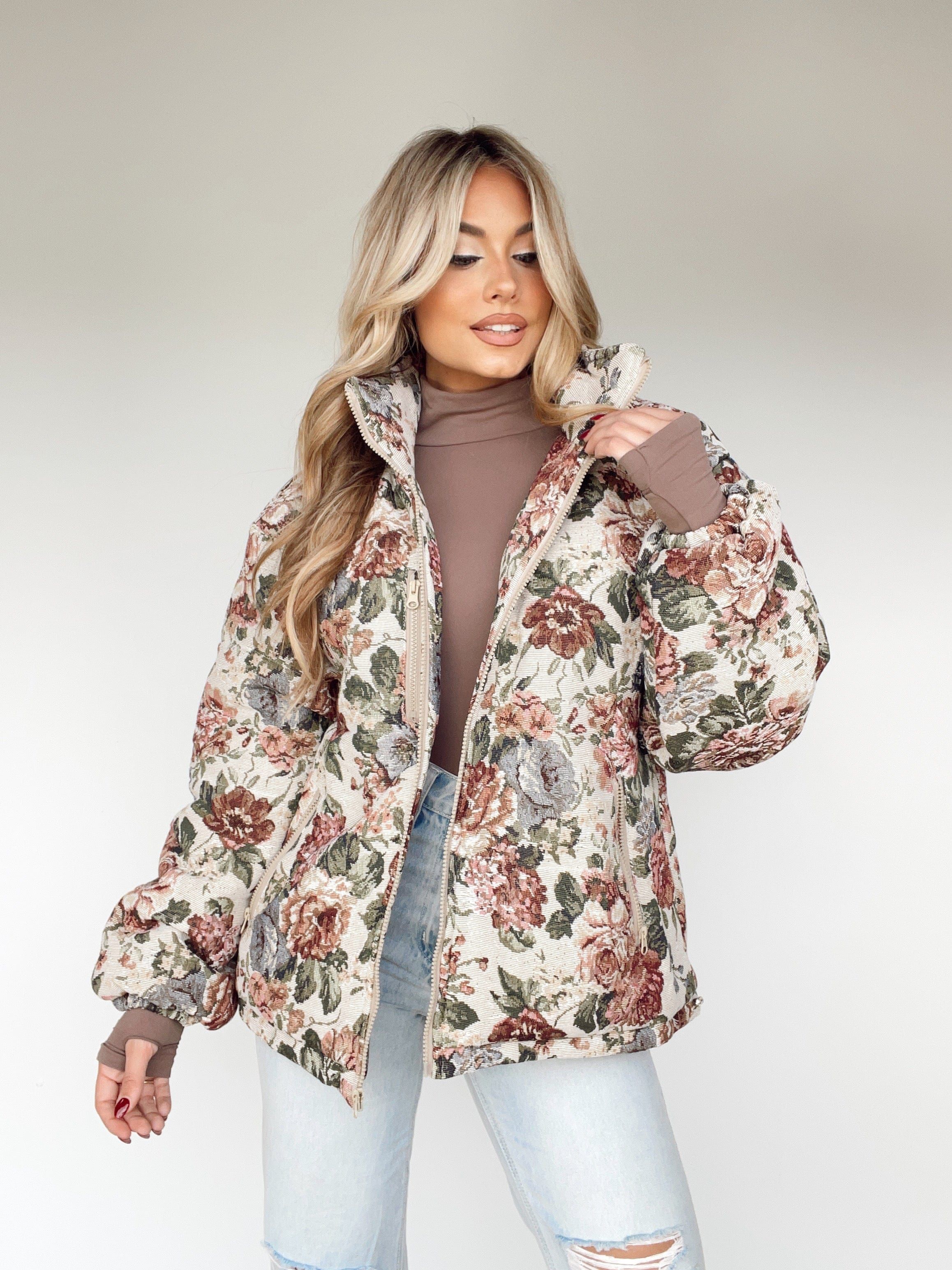 Vintage Vibes Puffer Jacket sold by LANE 201 product image thumbnail 5