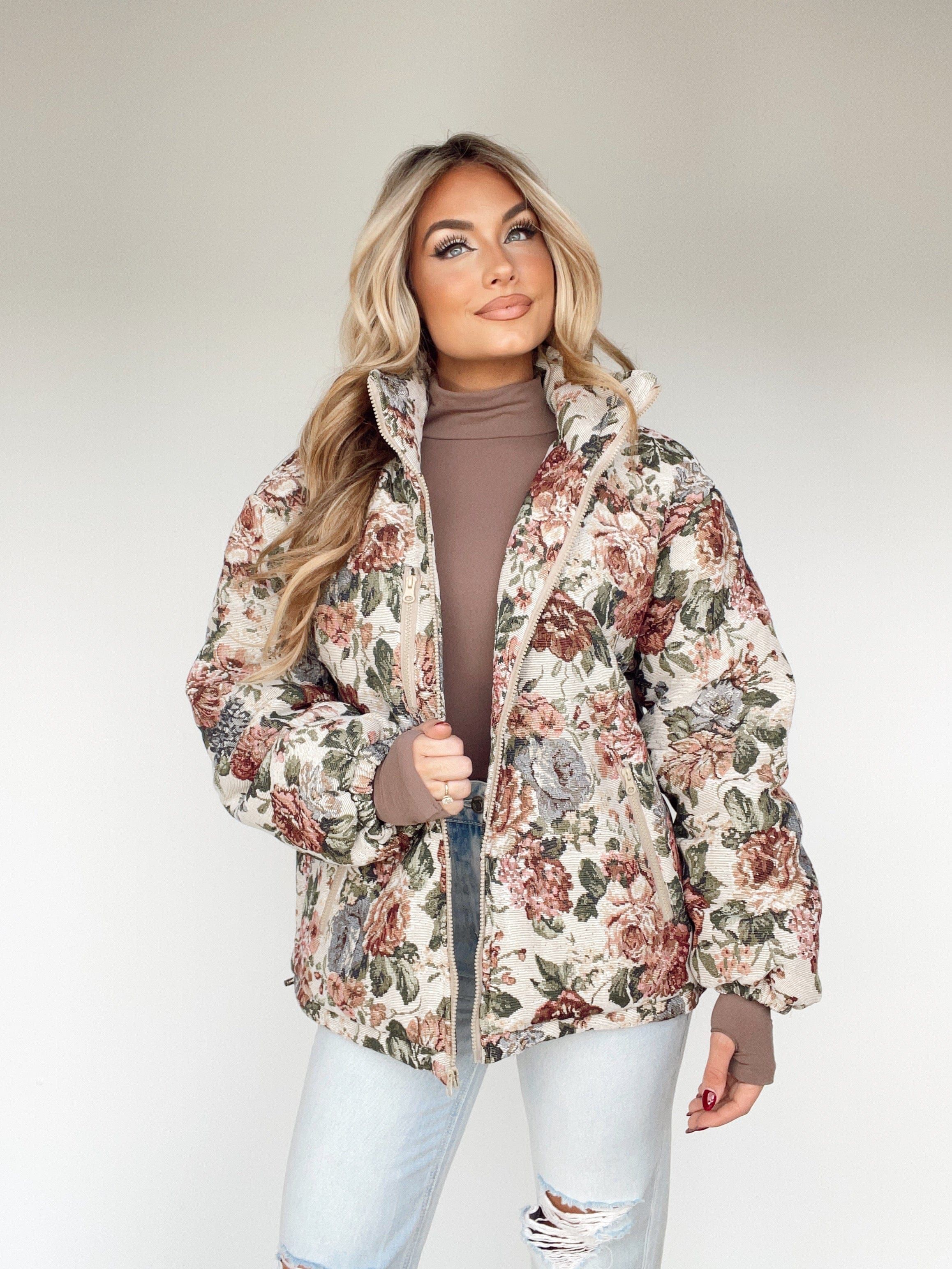 Vintage Vibes Puffer Jacket sold by LANE 201 product image thumbnail 3