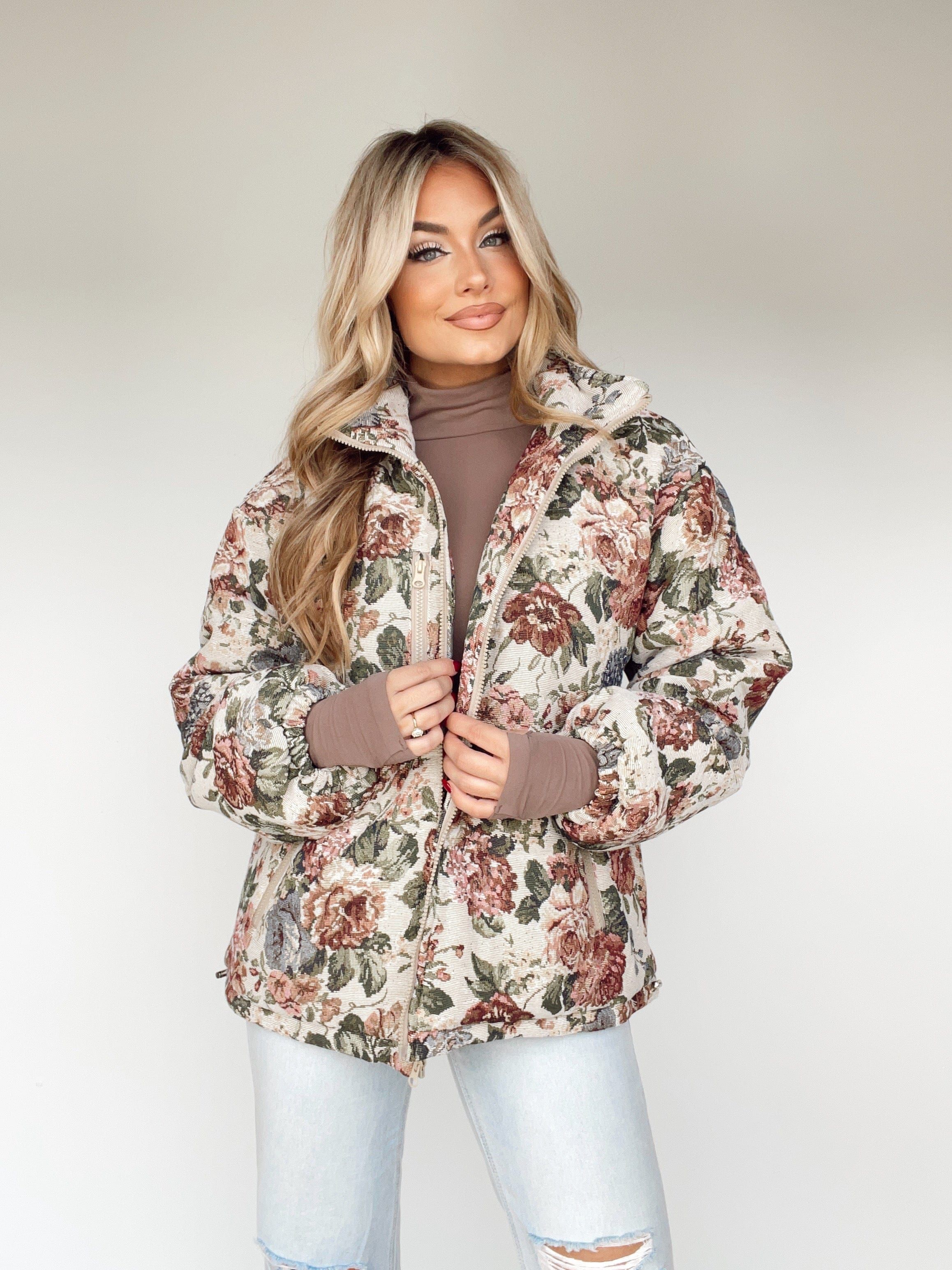 Vintage Vibes Puffer Jacket sold by LANE 201 product image thumbnail 4