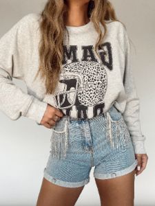 Like A Rock Star Denim Shorts sold by LANE 201