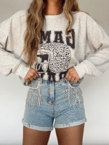 Like A Rock Star Denim Shorts sold by LANE 201