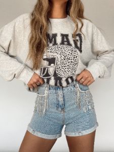 Like A Rock Star Denim Shorts sold by LANE 201