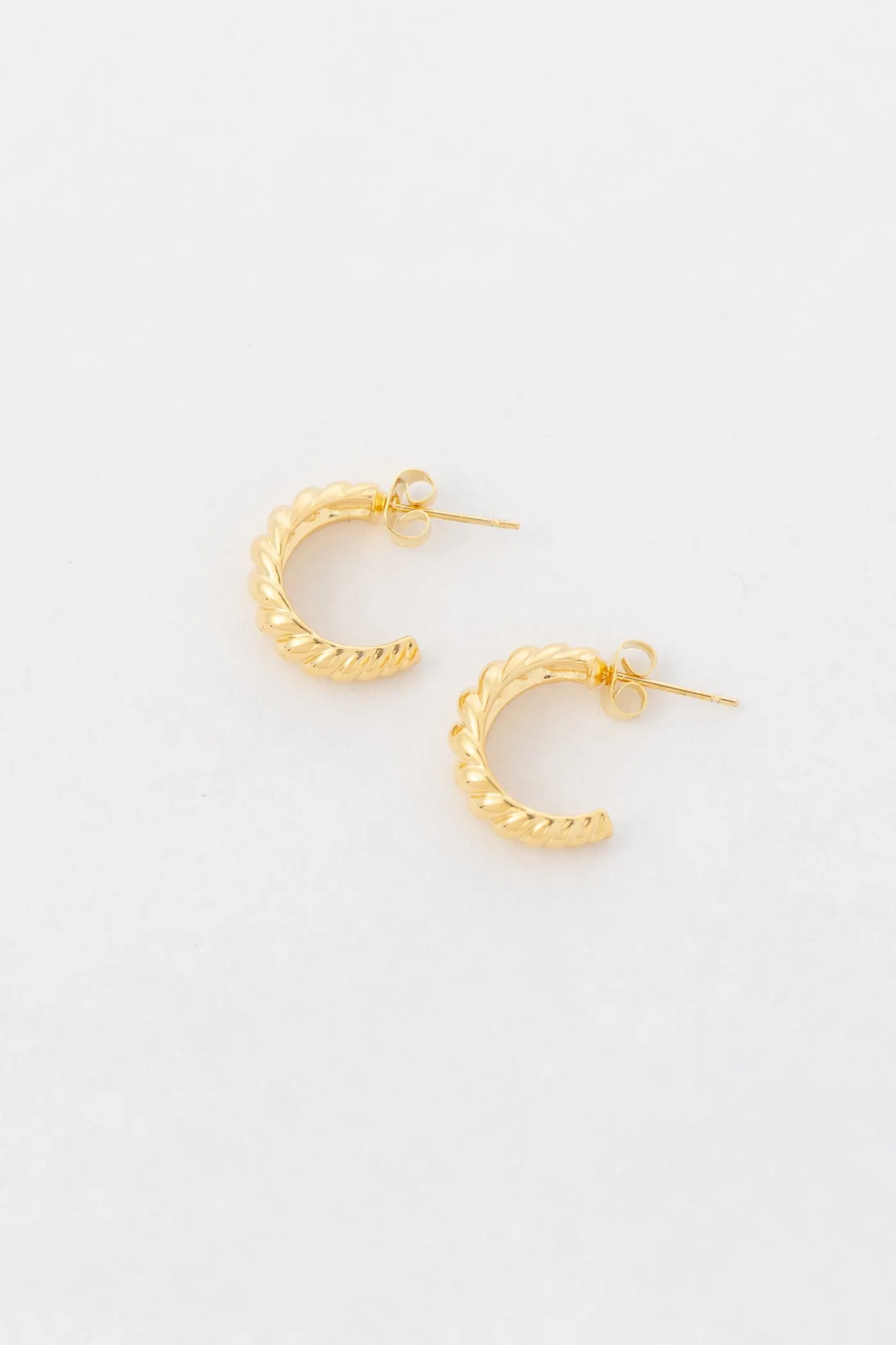 Gold Twisted Rope Hoop sold by LANE 201 product image thumbnail 2