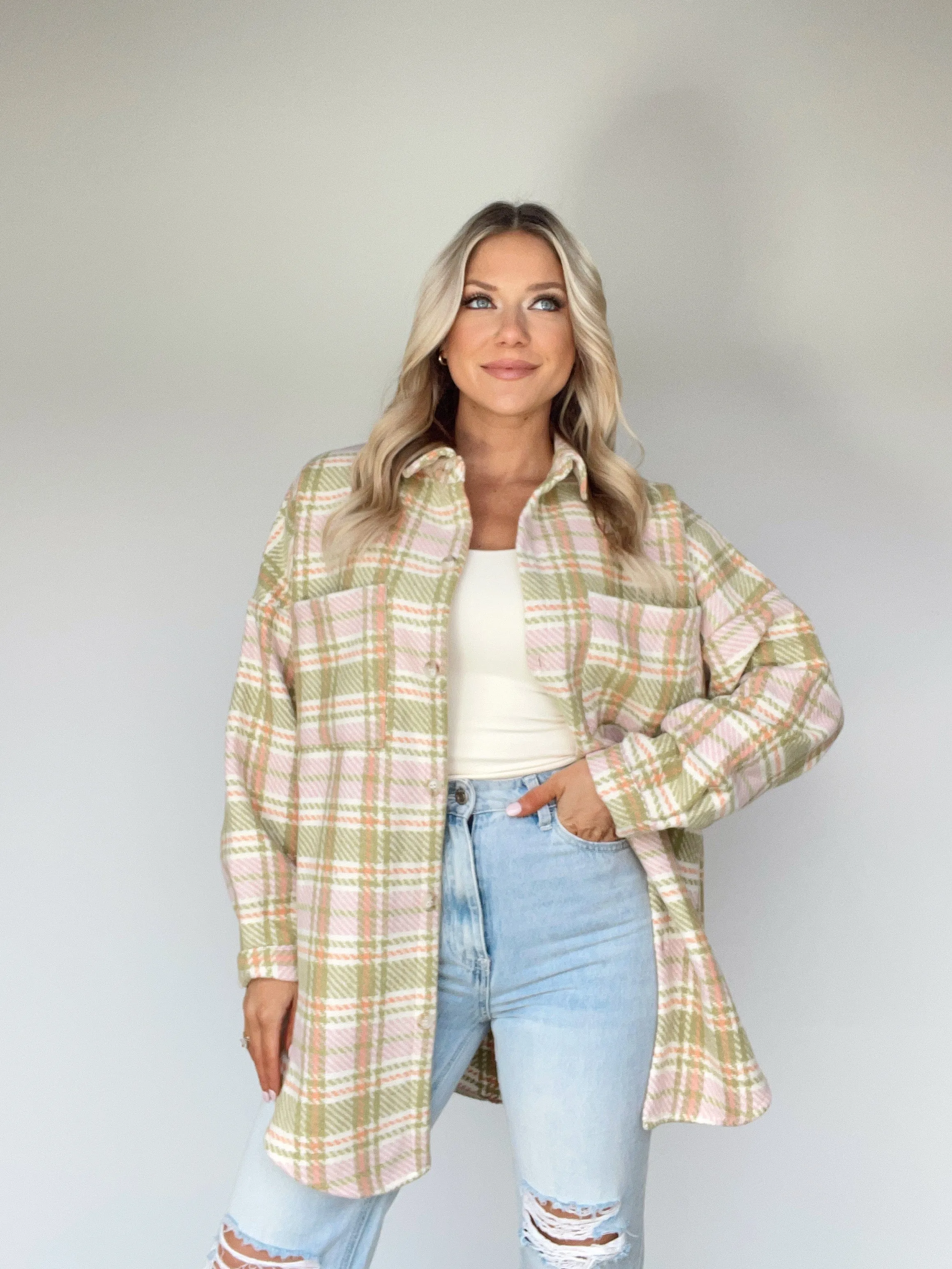 In The Cold Plaid Jacket sold by LANE 201 product image thumbnail 3
