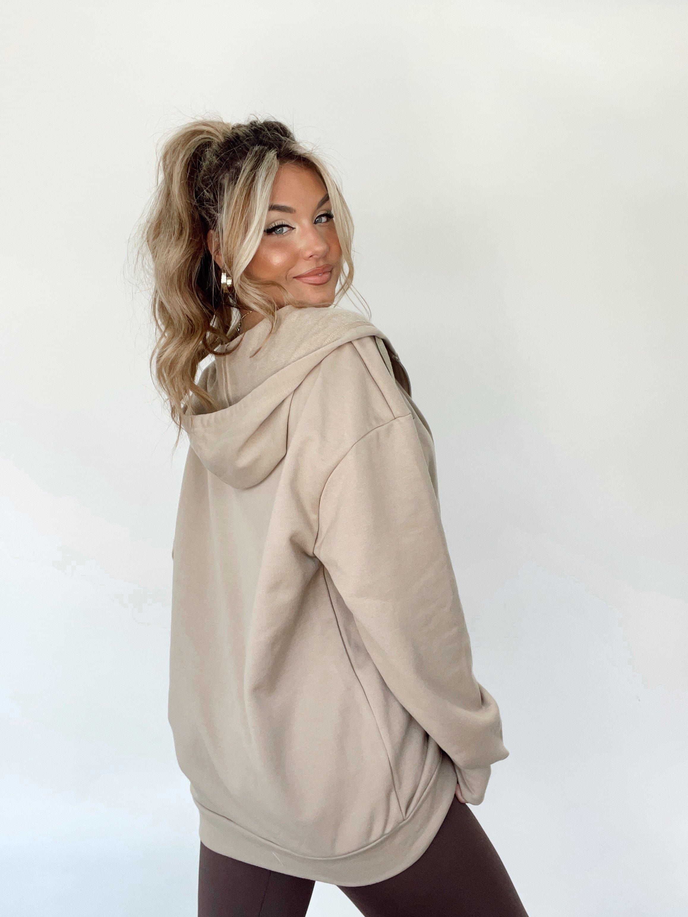 Tan Lane 201 Zip Up Hoodie sold by LANE 201 product image thumbnail 3