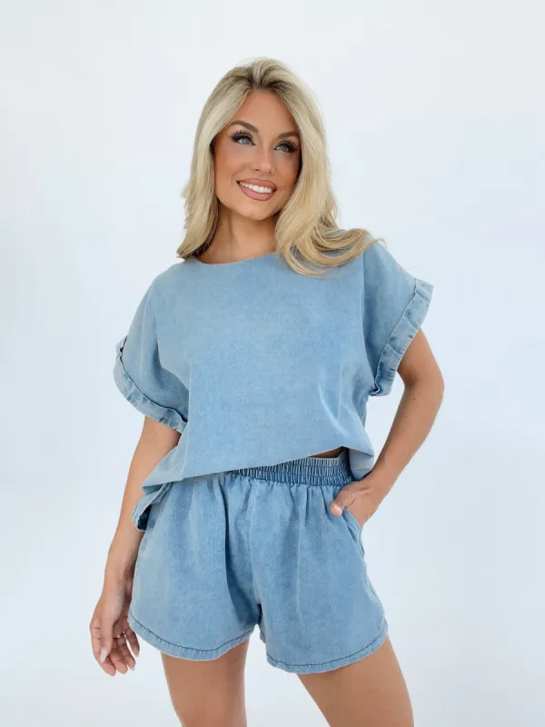 Vintage Blues Top sold by LANE 201