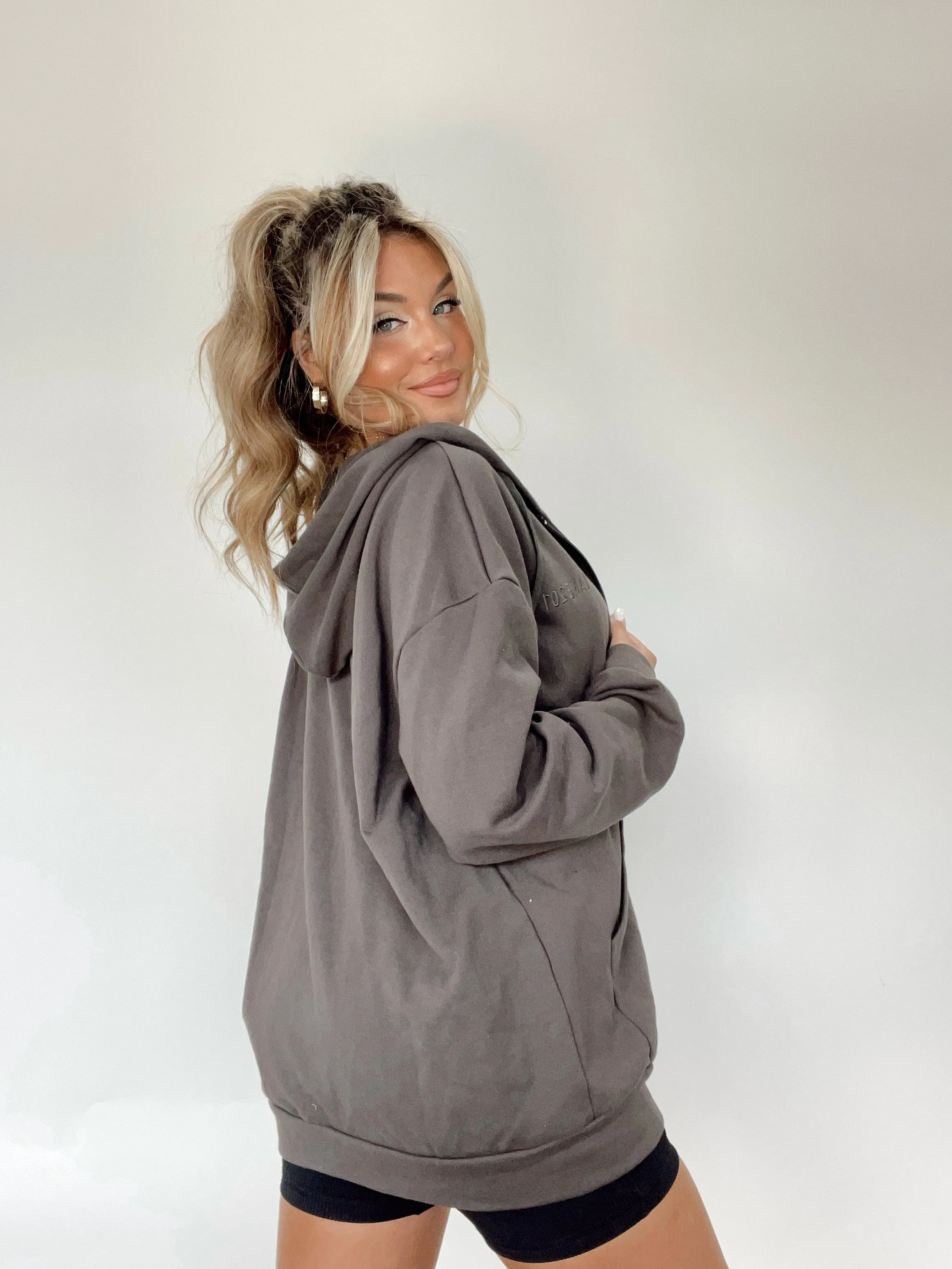 Charcoal Lane 201 Zip Up Hoodie sold by LANE 201 product image thumbnail 5