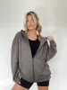 Charcoal Lane 201 Zip Up Hoodie sold by LANE 201