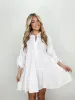 Collared Button Up Mini Dress sold by LANE 201