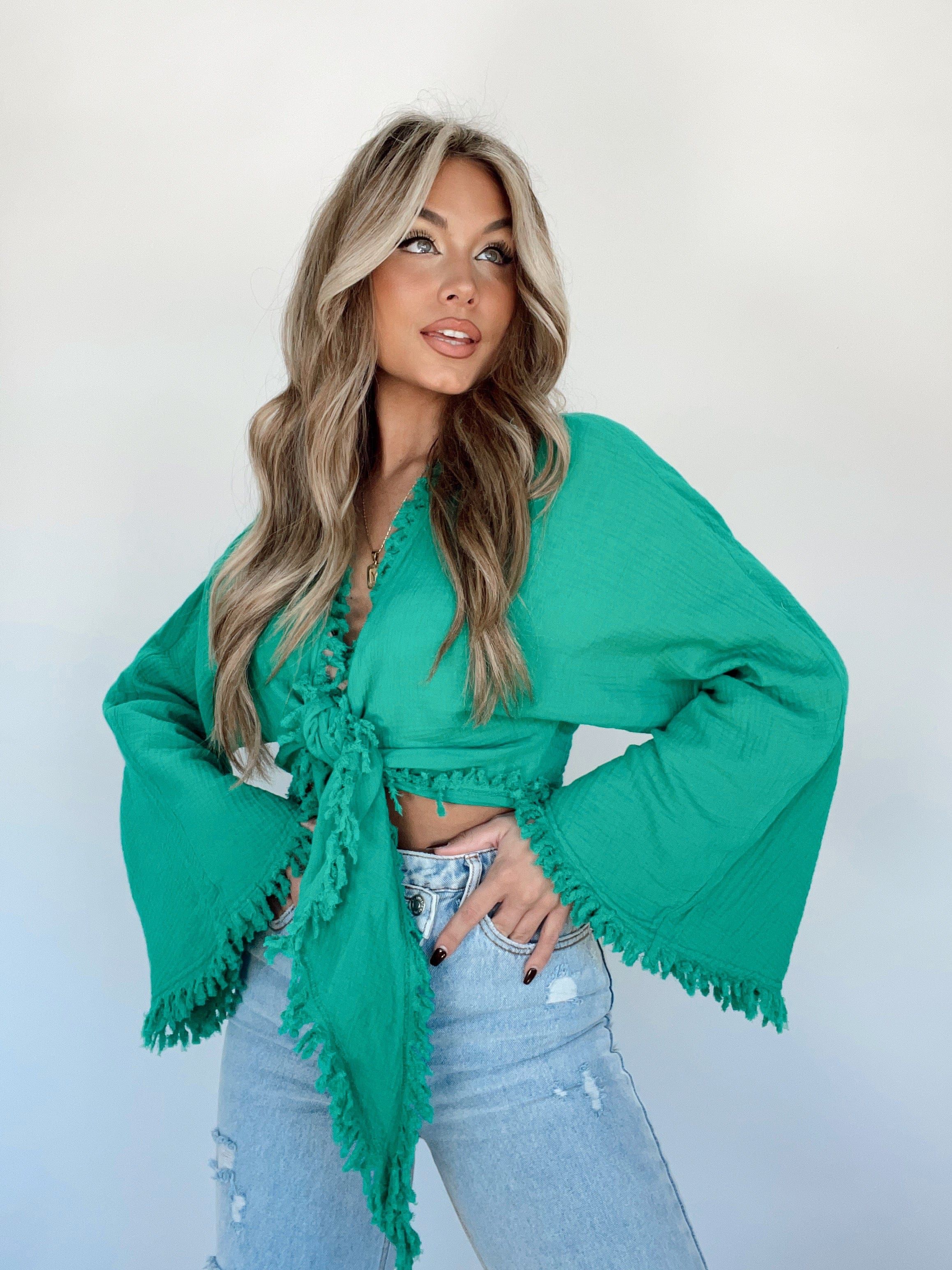 Wear Your Greens Top sold by LANE 201 product image thumbnail 3