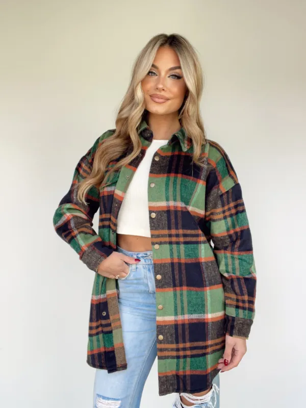 Campfire Songs Shacket sold by LANE 201