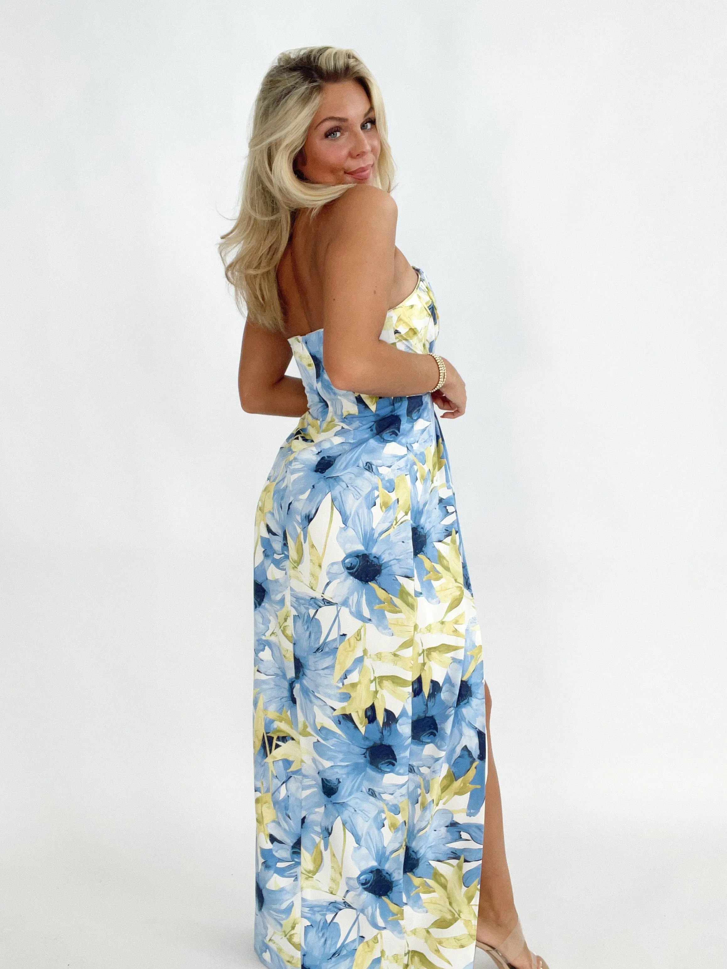 Sunflower Skies Maxi Dress sold by LANE 201 product image thumbnail 2