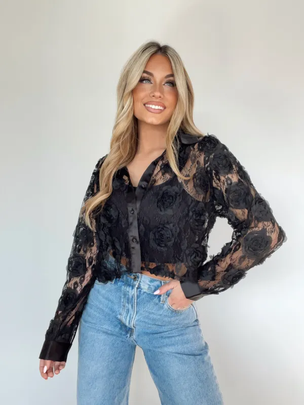 Dark Romance Blouse sold by LANE 201