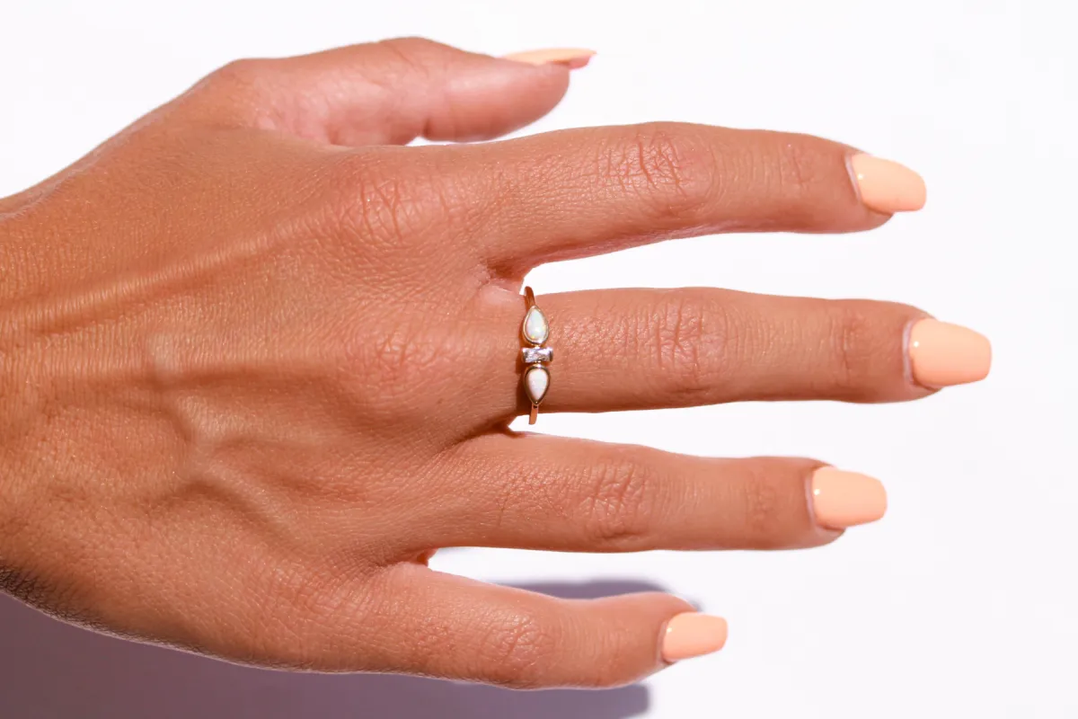 Gold Opal Ring sold by LANE 201